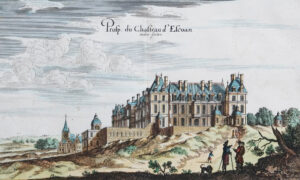 Chateau Ecouen - gravure ancienne